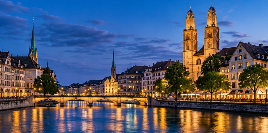 Zürich riverfront